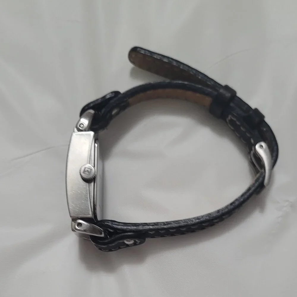Silver Watch Michael Kors Black Band Ladies Vintage